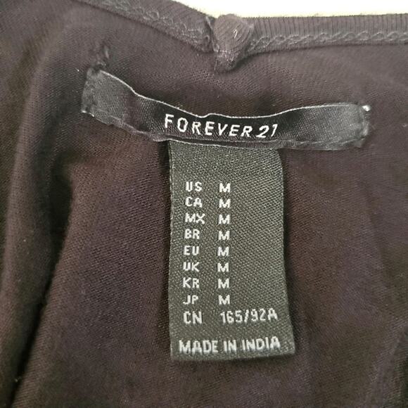 Forever 21 | Beaded Crop Lace Trim Semi-Sheer Top - Picture 5 of 5